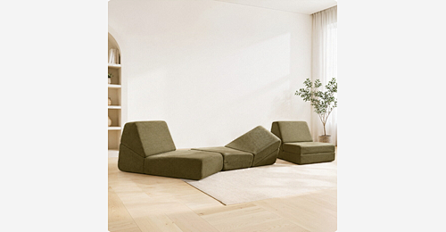 Vacuum Compressed Box Sofa | Roll Packed Sofa with 60-Second Rebound & Wide Design - Model MJ-FF001 | Mingjin Puf China