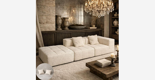 2-Seater Compressed Kanapa | Compact Loveseat with 2 Side Poduszka for Small Spaces - Model MJ-FF007 | Mingjin Puf China