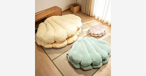 Clam Shell Shaped Dzieci Kanapa – Shredded Foam Filled Giant Pearl Lounger - Model MJ-FF010 | Mingjin Puf China