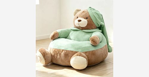 Bear Shaped Dzieci Soft Kanapa – Shredded Foam Filled Pluszowy Małe dziecko Couch - Model MJ-FF011 | Mingjin Puf China