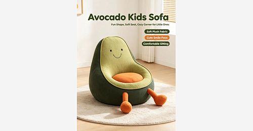 Avocado Shaped Leniwy Kanapa – Shredded Foam Filled Extendable Floor Lounger - Model MJ-FF017 | Mingjin Puf China