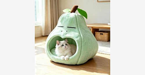 Fruit Shaped Cat Cave Bed – OEM Odpinany Pokrywa Pralny Pet Kanapa - Model MJ-PET014 | Mingjin Puf China