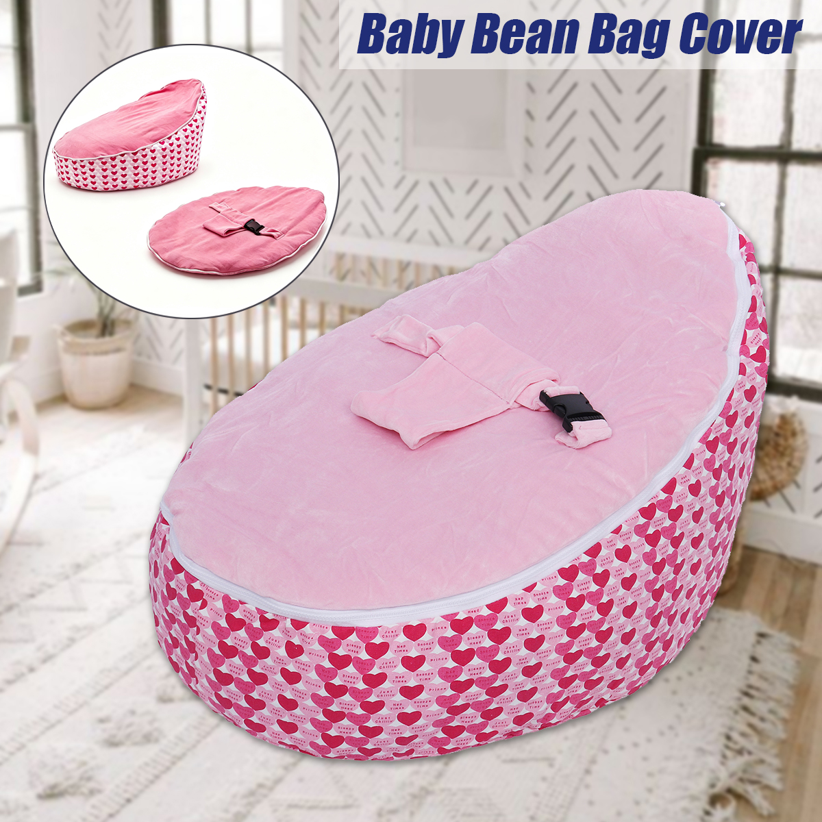Crimson Baby Puf Pokrywa fotela - Baby Puf Fotel Cover Producent & amp; Chiny Factory