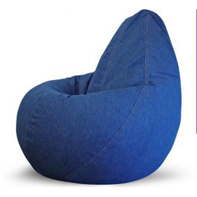 Sztruksowy pokrowiec na krzesło typu beanbag