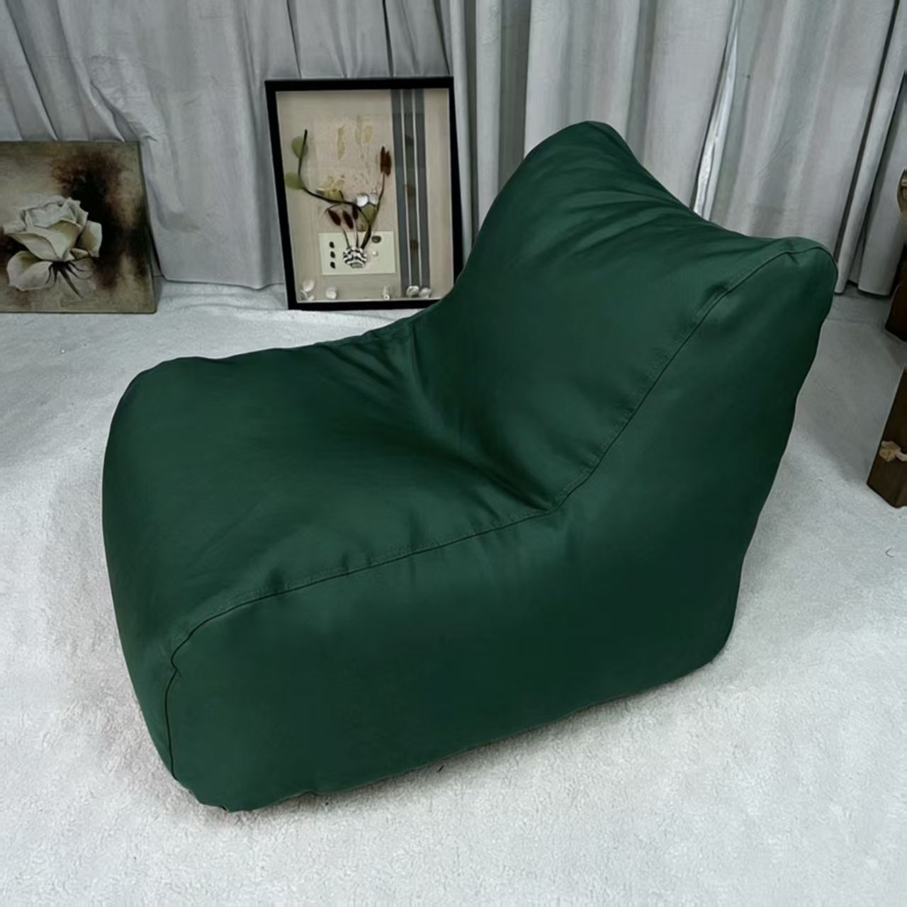 Zielone dzieci Puf Bag Krzesło - Faktura Puf Puf dla dzieci Producent & amp; Chiny