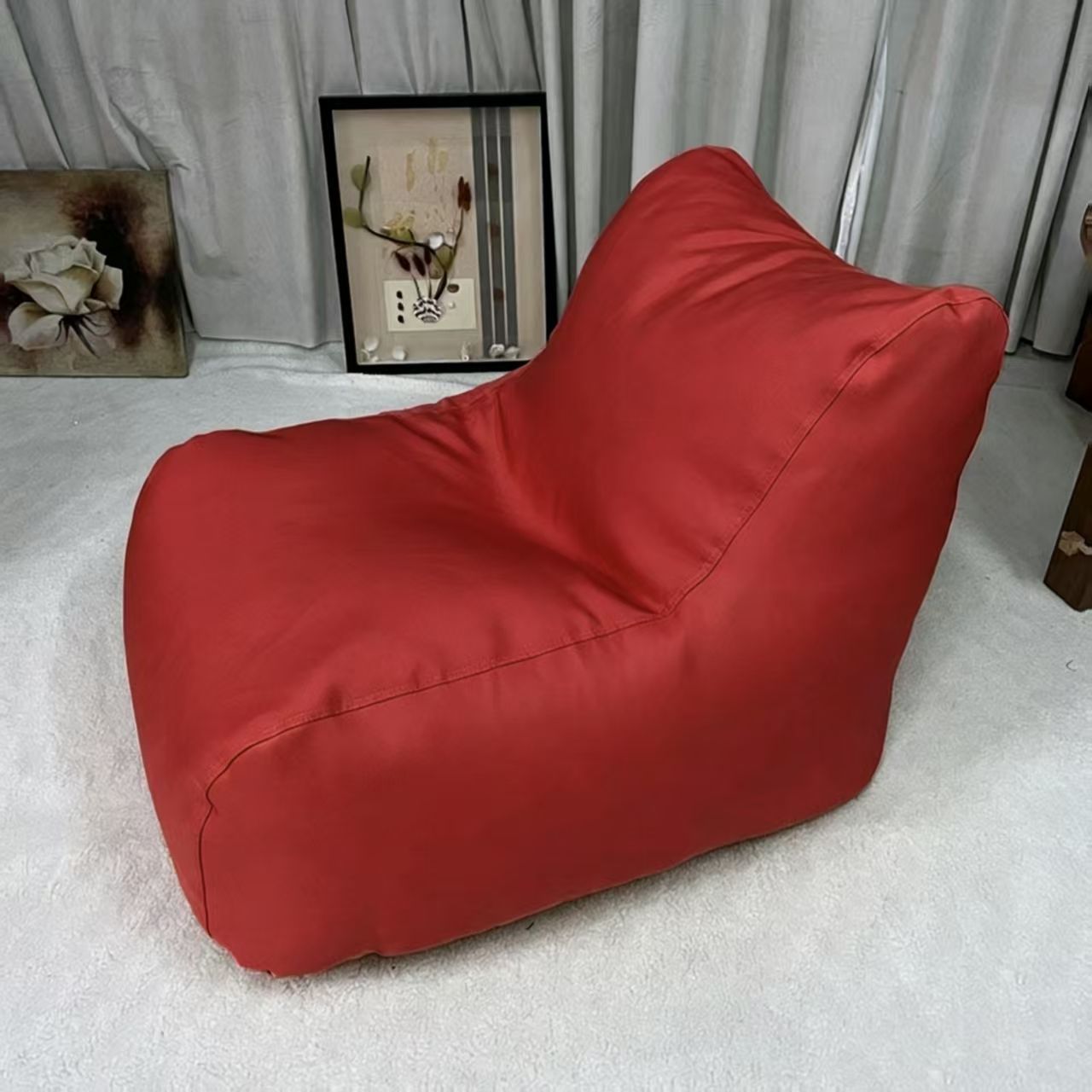 Red Children Puf Bag Krzesło - Faktura Puf dla dzieci Producent & amp; Chiny