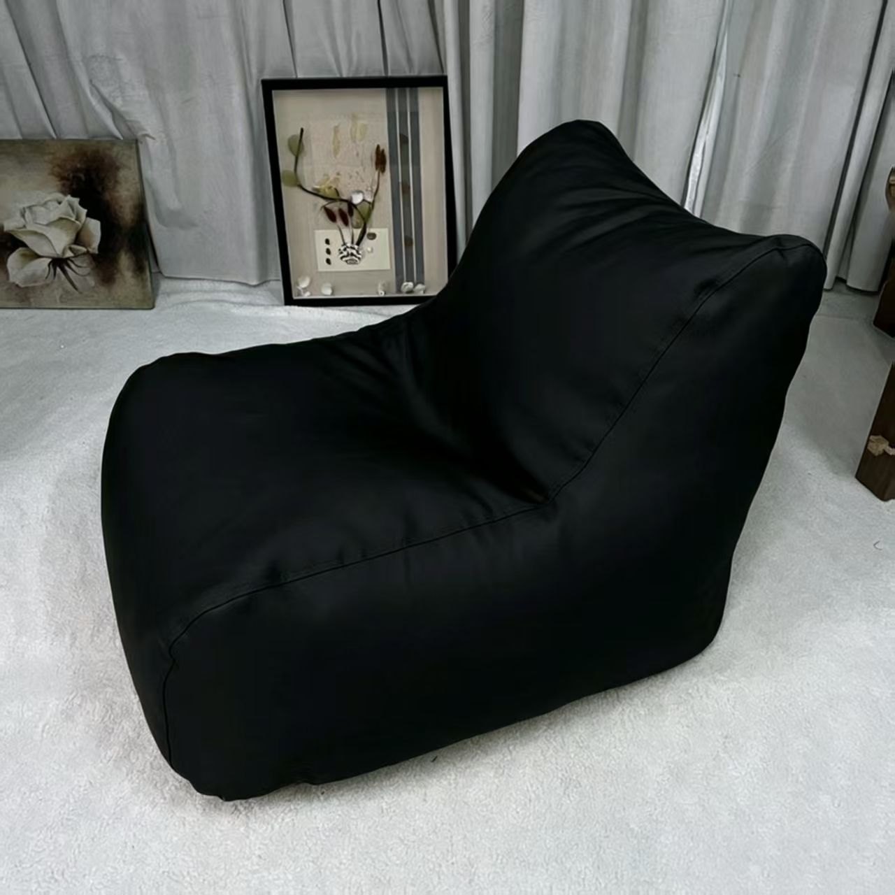 Teal dzieci Puf Bag Krzesło - Faktura Puf Puf dla dzieci Producent & amp; Chiny