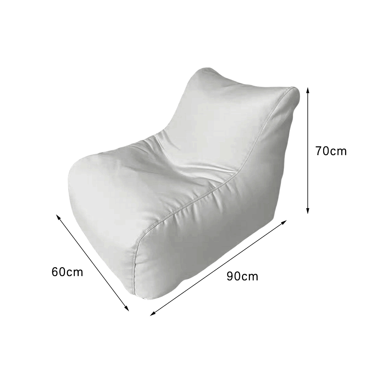 Dzieci Stripe Puf Bag Krzesło No.3 szczegóły 2