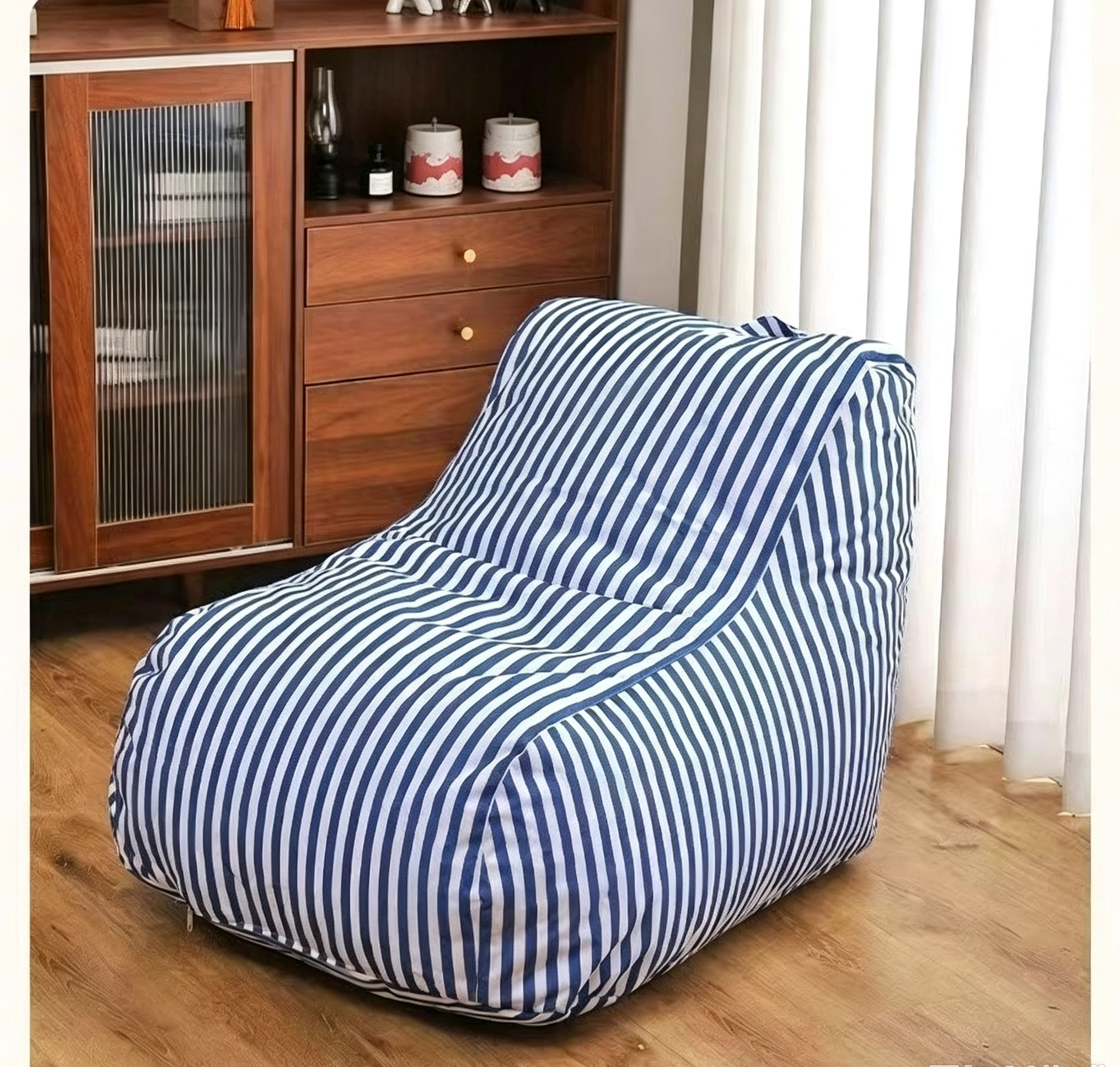 Dzieci Paski Puf Bag Krzesło nr 5 - Puf Puf dla dzieci Krzesło Producent & amp; Chiny Factory