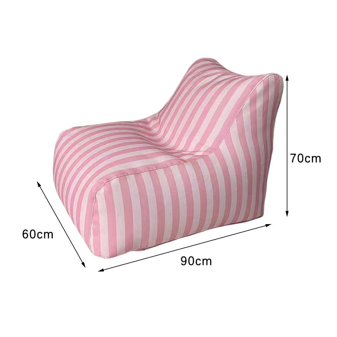 dzieci paski worek Puf krzesło no.6 szczegóły 2 Dzieci Stripe Puf Bag Krzesło No.6 szczegóły 2