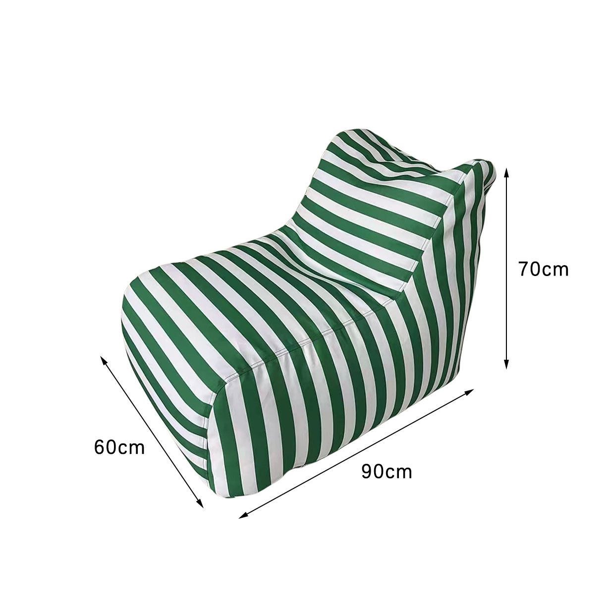 Dzieci Stripe Puf Bag Krzesło No.8 szczegóły 2