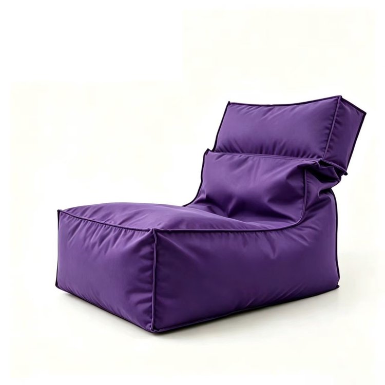 Fioletowy składane Beach Puf Bag Krzesło - Plaża Folded Puf Bag Krzesło Producent & amp; Chiny Factory