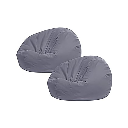 Lekka szara kropla łzawienia Sofa Pouf - Fotel puf Cover Producent & amp; Chiny Factory